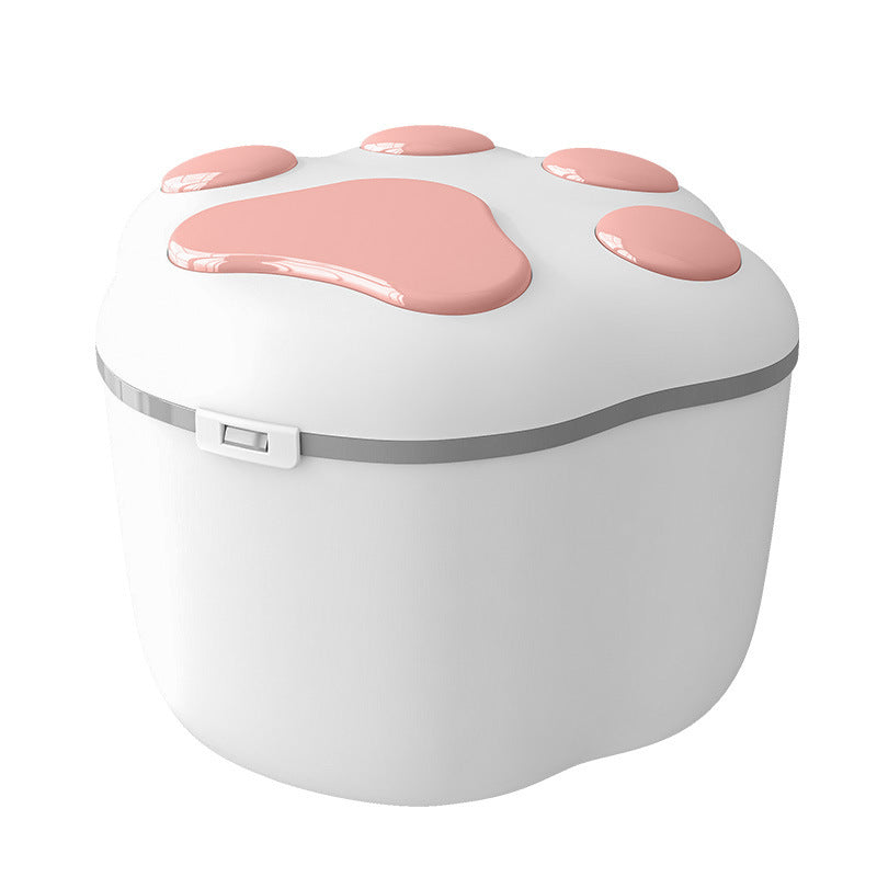 Dog Food Storage Container Claw Pet Grain Storage Bucket, Container With Cute Lid And Scoop Large Pet Food Storage For Dog, Cat And Other Pet