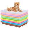 Petite Paws Colorful Litter Pans 10-Pack