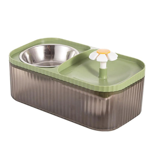DualServe Cat Fountain & Feeder